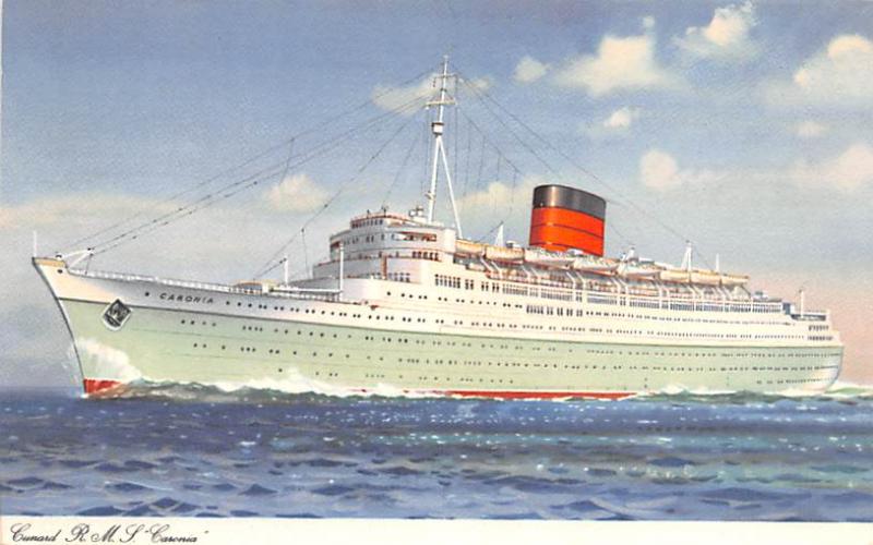 Cunard RMS Caronia Ship Unused 