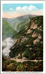 Mount Willard Cliff Crawford Notch White Mountains New Hmapshire NH Postcard