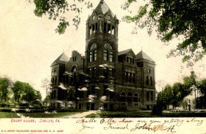 IA - Garner. Courthouse   (heavy wear)