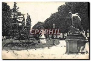 Old Postcard Niort The garden of the Breche