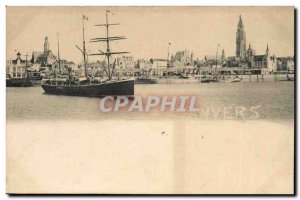 Belgium - Belgien - Belgium - Antwerp - boat - Old Postcard