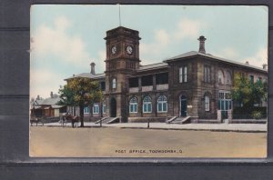 QUEENSLAND, TOOWOOMBA, POST OFFICE, c1910 ppc., unused.