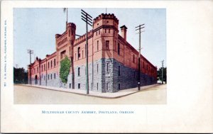 Postcard OR Portland - Multnomah County Armory