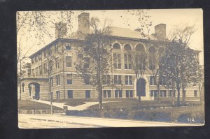 RPPC HYDE PARK MASSACHUSETTS HIGH SCHOOL 1915 VINTAGE REAL PHOTO POSTCARD