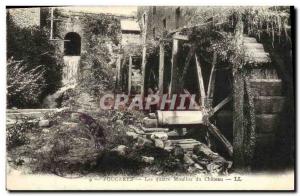 Old Postcard Fougeres The four Moulins du Chateau