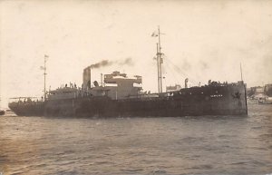 Unidentified Real Photo Mississippi Valeey Europe Line Ship 