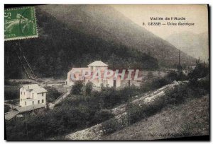 Old Postcard Gesse Electric Factory Electricity