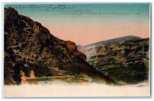 c1910 The Village Of Gourdon And The Viaduct Of The Wolf France Postcard