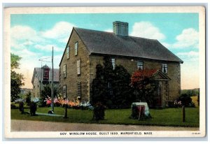c1920's Winslow House Marshfield Massachusetts MA Antique Unposted Postcard