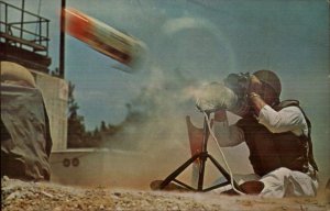 US Army Guided Missle System Weapon DRAGON Vintage Postcard c1950s-60s