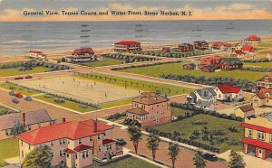 General View Tennis Courts and Water Front Stone Harbor NJ 