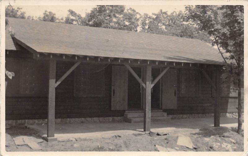 D84/ Vanderbilt Michigan Mi Real Photo RPPC Postcard Lake Louise Baptist Camp 1