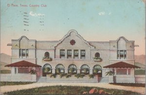 Postcard Country Club El Paso Texas TX 1909