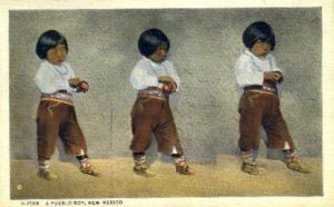 A Pueblo Boy, New Mexico, USA