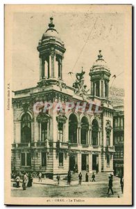 Algeria Oran Old Postcard The Theater