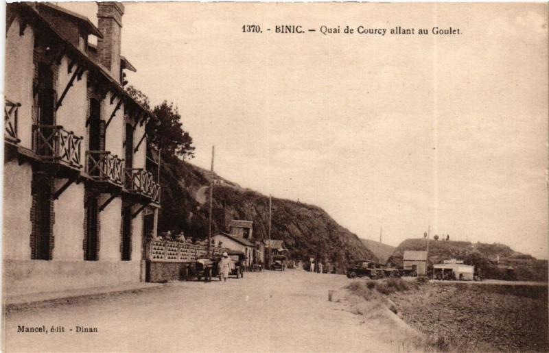 CPA BINIC - Quay de COURCY allant au Goulet (630540)