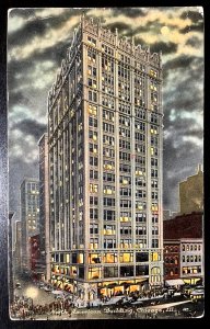 Vintage Postcard 1916 North American Building, Chicago, Illinois (IL)