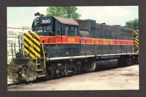 IA IOWA Interstate Railroad Train Locomotive No 600 WILY Postcard