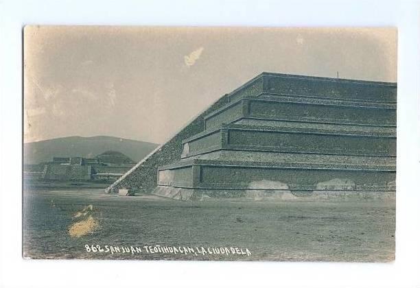 LP08  Mexico, Hugo Brehme, RPPC, real photo postcard, #862  