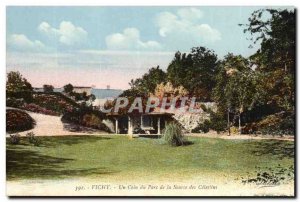 Vichy - A corner of the park Source of Celestins - Old Postcard