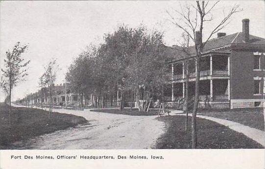 Iowa Des Moines Fort Des Moines Officers Headquarters