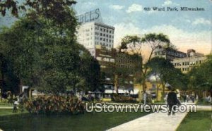 4th Ward park - MIlwaukee, Wisconsin WI Postcard