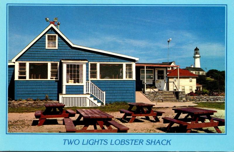 Maine Cape Elizabeth Two Lights Lobster Shack Restaurant