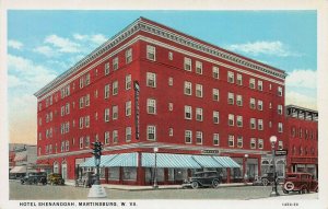 Hotel Shenandoah, Martinsburg, West Virginia, Early Postcard, Unused