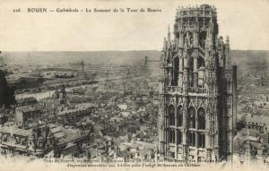 CPA ROUEN - Cathedrale - Le Sommet de la Tour de Beurre (201494)