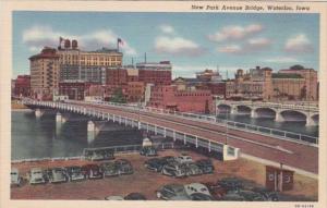 Iowa Waterloo New Park Avenue Bridge Curteich