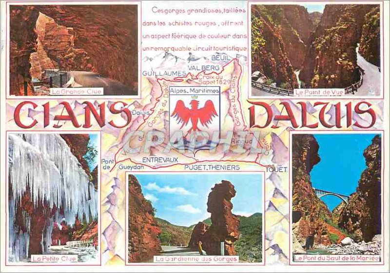 Modern Postcard Tour of the Gorges du Cian and Daluis (Alpes Maritimes)