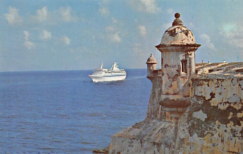 Royal Caribbean Lines San Juan Puerto Rico Postcard