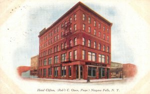 Vintage Postcard Hotel Clifton Robert C. Owen Propr. Niagara Falls New York NY