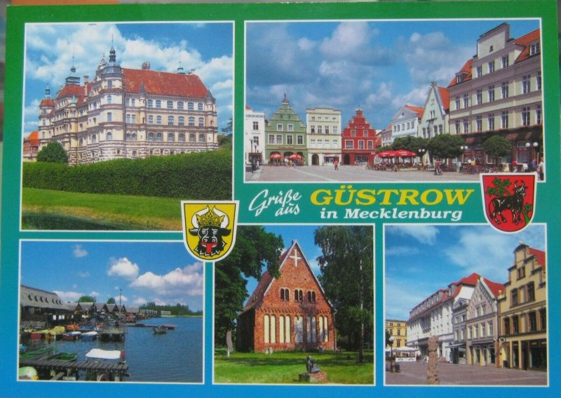 Germany Grusse aus Gustrow in Mecklenburg - unposted