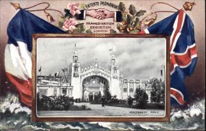 Tuck London Eng Franco-British Exhibition 1908 Machinery Hall Vintage Postcard