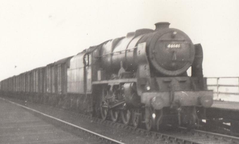 46141 Train At Hove Bridge Sussex Vintage Railway Photo