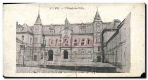 Old Postcard Melun L & # 39Hotel Town