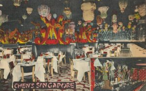 NEW YORK CITY, 1930-40s; Chen's SINGAPORE Restaurant