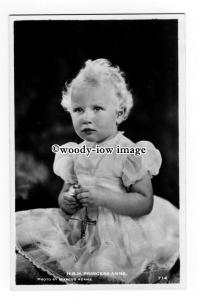 r2437 - Her Royal Highness Princess Anne as a Toddler in Party Dress - postcard