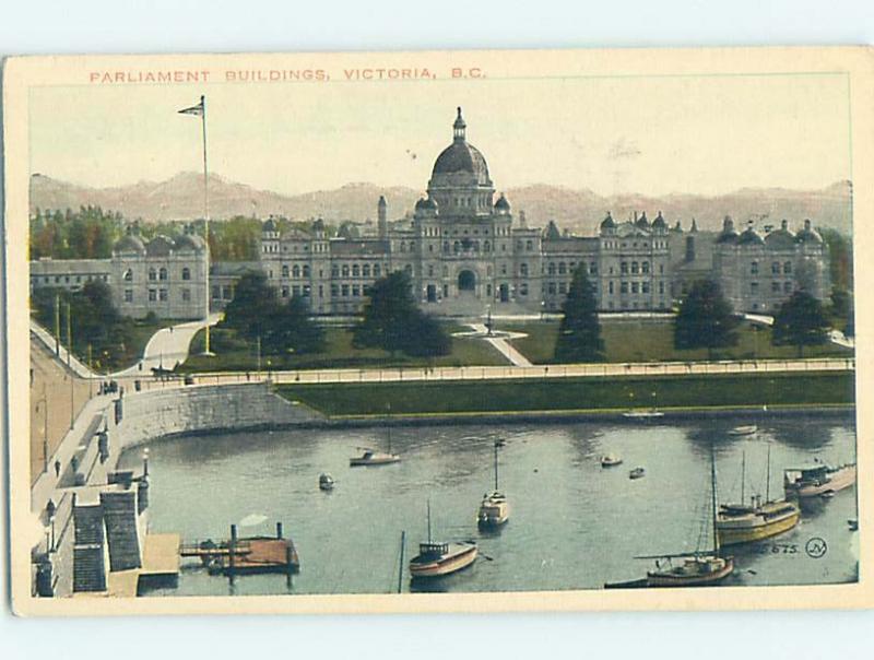 W-Border PARLIAMENT BUILDINGS Victoria - Vancouver Island BC H6715