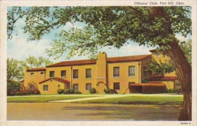 Oklahoma Fort Sill Officers' Club Curteich