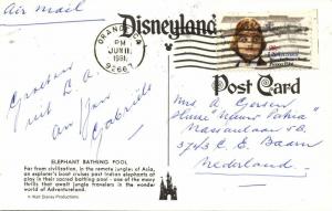 Disneyland, Anaheim Cal., Adventureland, Jungle Cruise, Elephant Bathing Pool 3