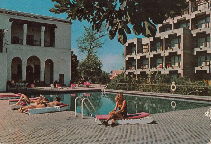 Maroc Hotel des Almoravides swimming pool Marrakech