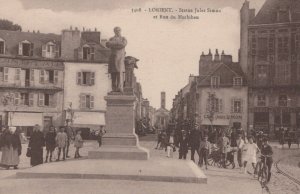 France Postcard - Lorient - Statue Jules Simon Et Rue Du Morbihan    RS21602