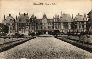 CPA Chateau d'EU - Vue prise du Parc (269741)
