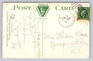 1913  Exchange Place  Providence  Rhode Island  Postcard