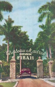 Marianao Cuba Fibah Perfume Factory Gate Antique Postcard K30034