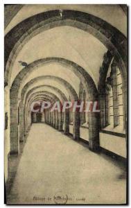 Old Postcard Maredsous Abbey cloister