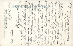 Winchendon MA RR Train & Depot Station c1910 Postcard