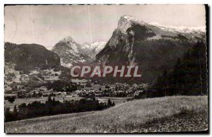 Samoens - Generale view and Crion - Old Postcard